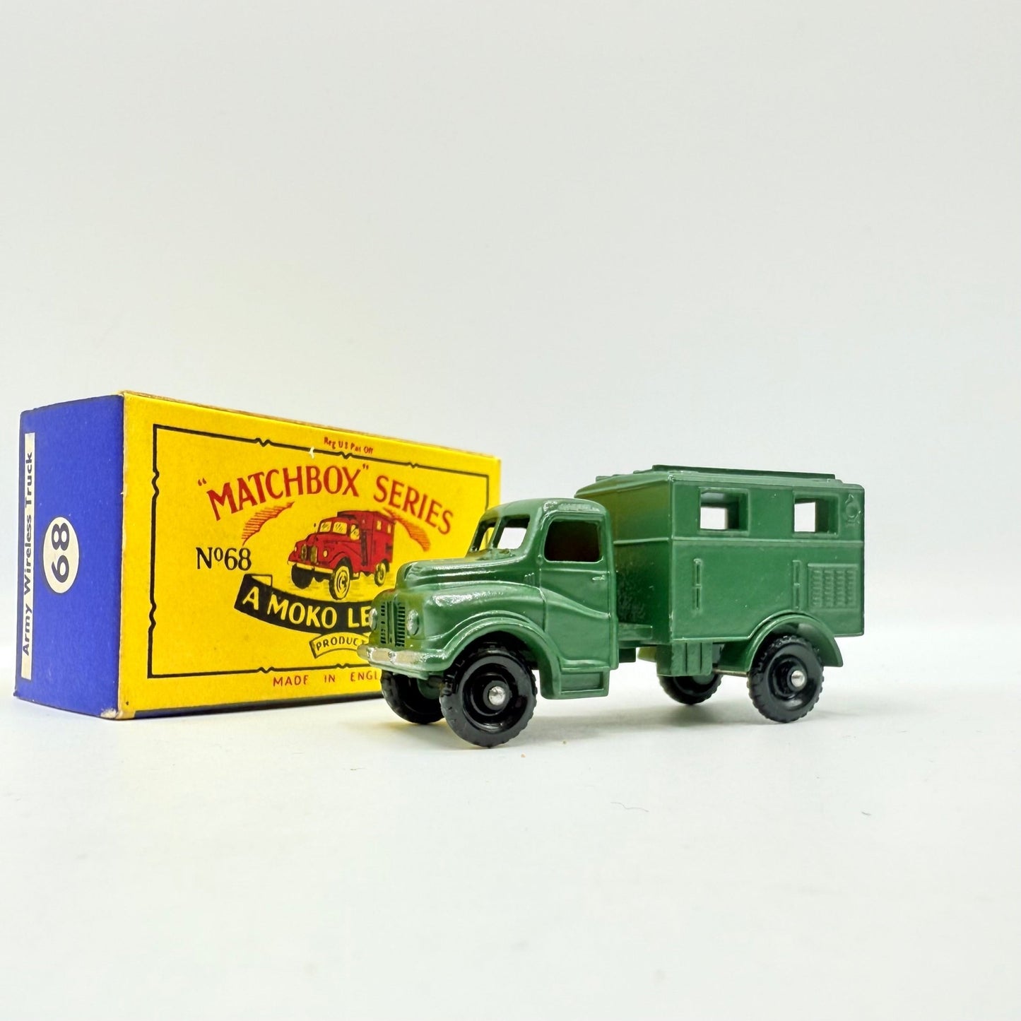 Matchbox Lesney 68a Army Wireless Radio Truck - Magic Matchbox
