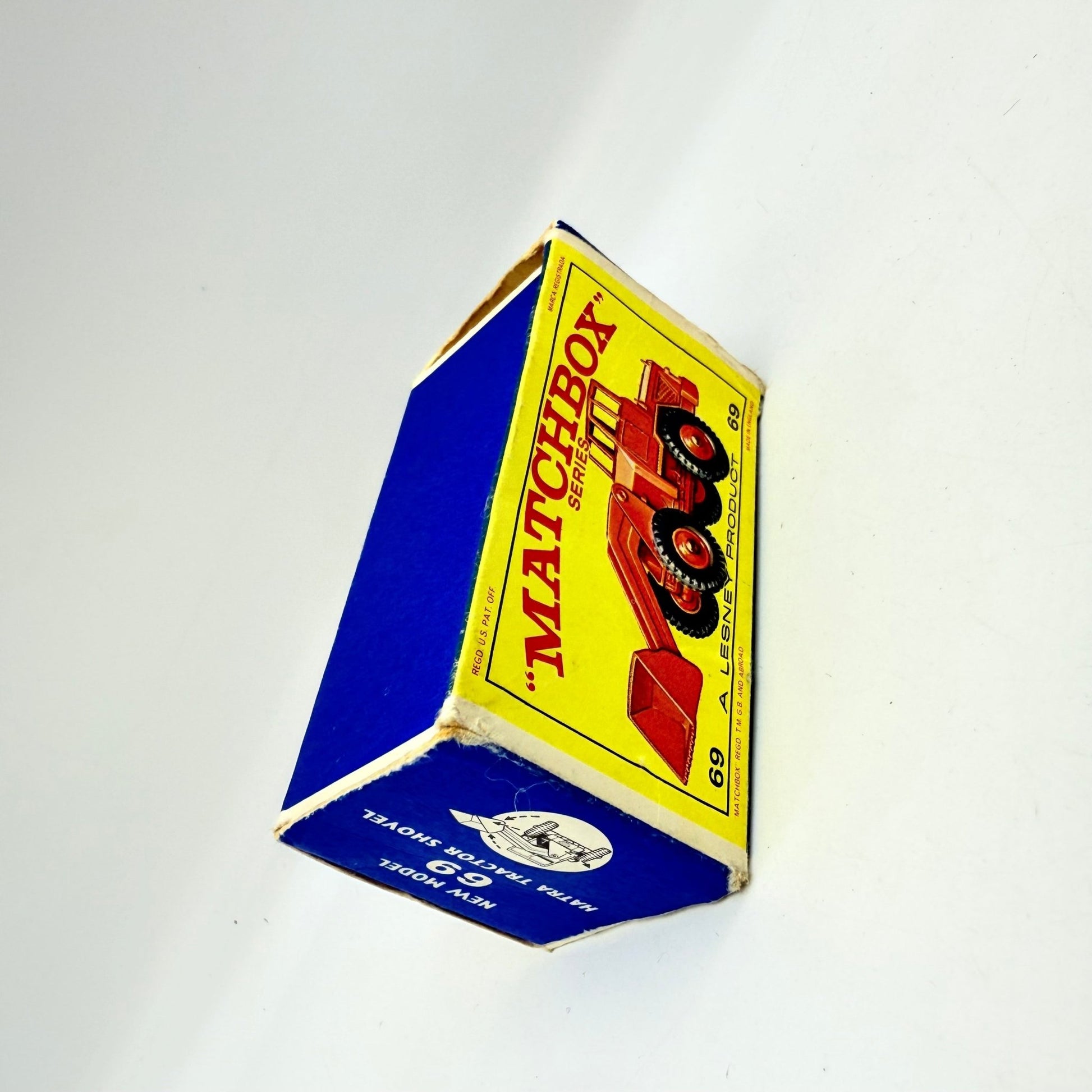 Matchbox Lesney 69b Hatra Shovel Orange - Magic Matchbox