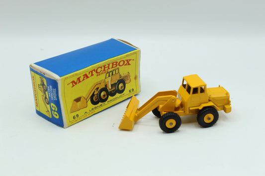 Matchbox Lesney 69b Hatra Shovel Yellow - Magic Matchbox