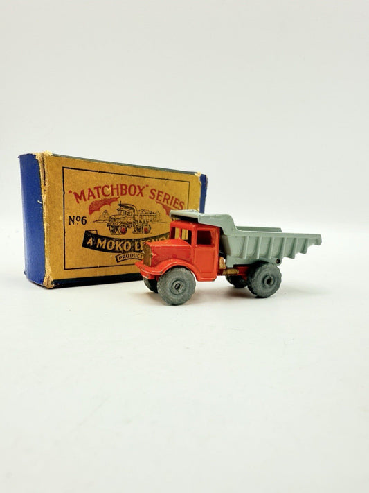 Matchbox Lesney 6a Quarry Truck MW - Repaired Box - Magic Matchbox