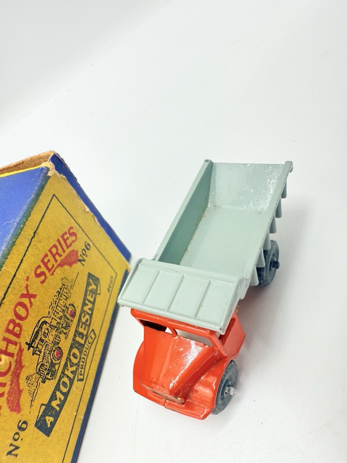 Matchbox Lesney 6a Quarry Truck MW - Repaired Box - Magic Matchbox