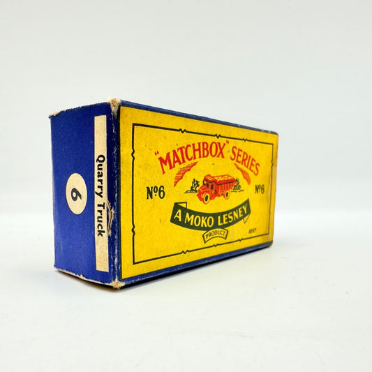 Matchbox Lesney 6b Euclid Quarry Truck Empty Original Box - Magic Matchbox