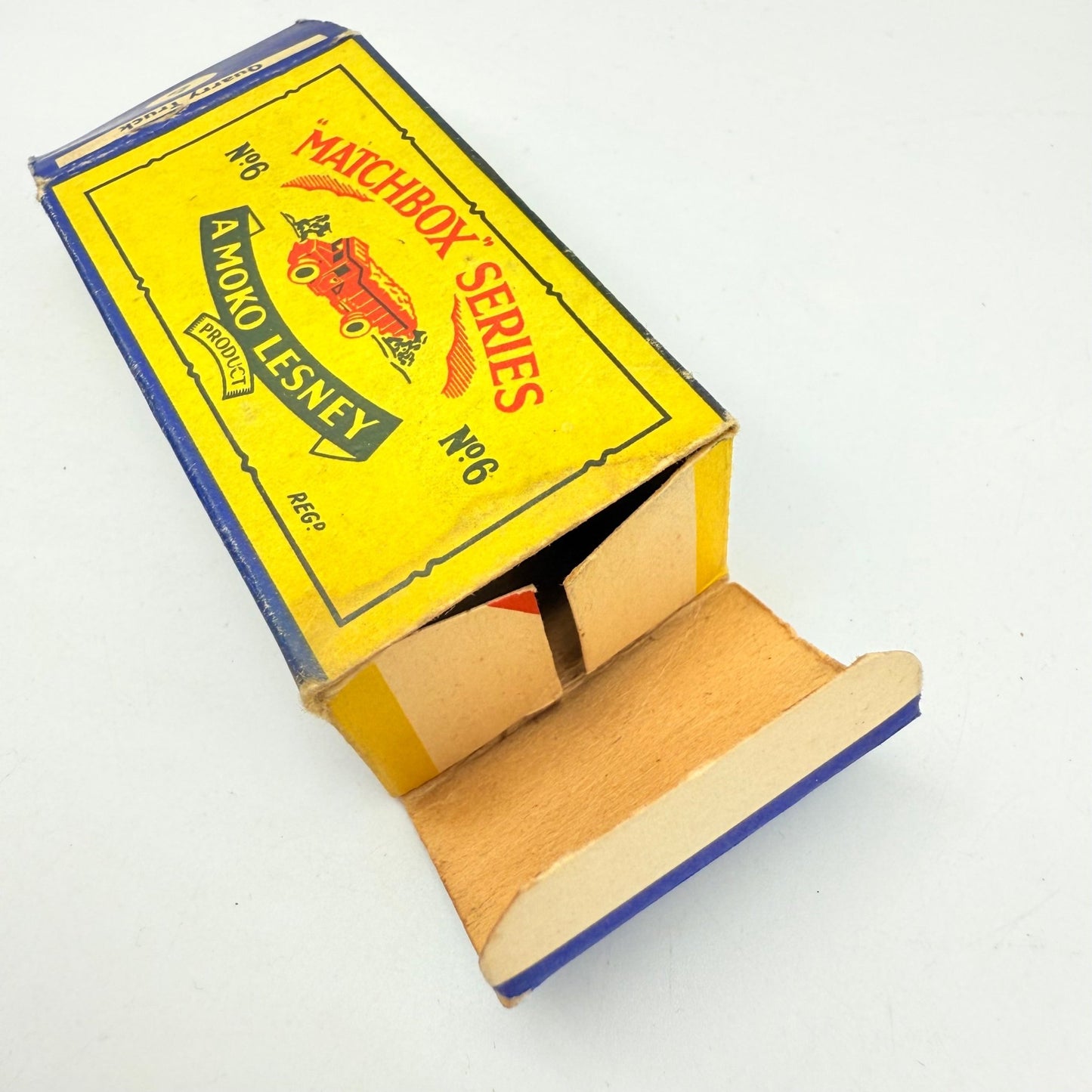 Matchbox Lesney 6b Euclid Quarry Truck Empty Original Box - Magic Matchbox