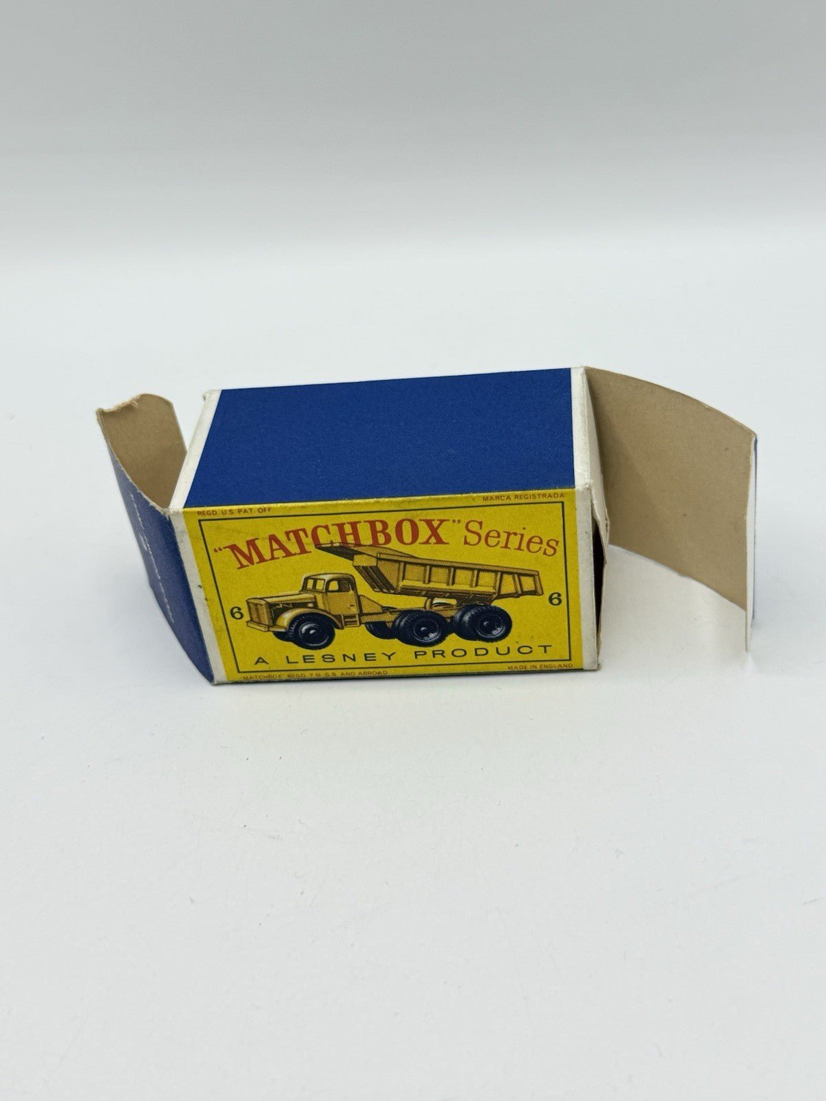 Matchbox Lesney 6c Euclid Quarry Dump Truck Empty Original Box Only - Magic Matchbox