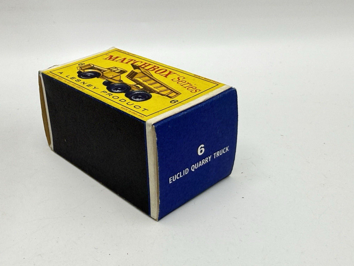 Matchbox Lesney 6c Euclid Quarry Dump Truck Empty Original Box Only - Magic Matchbox