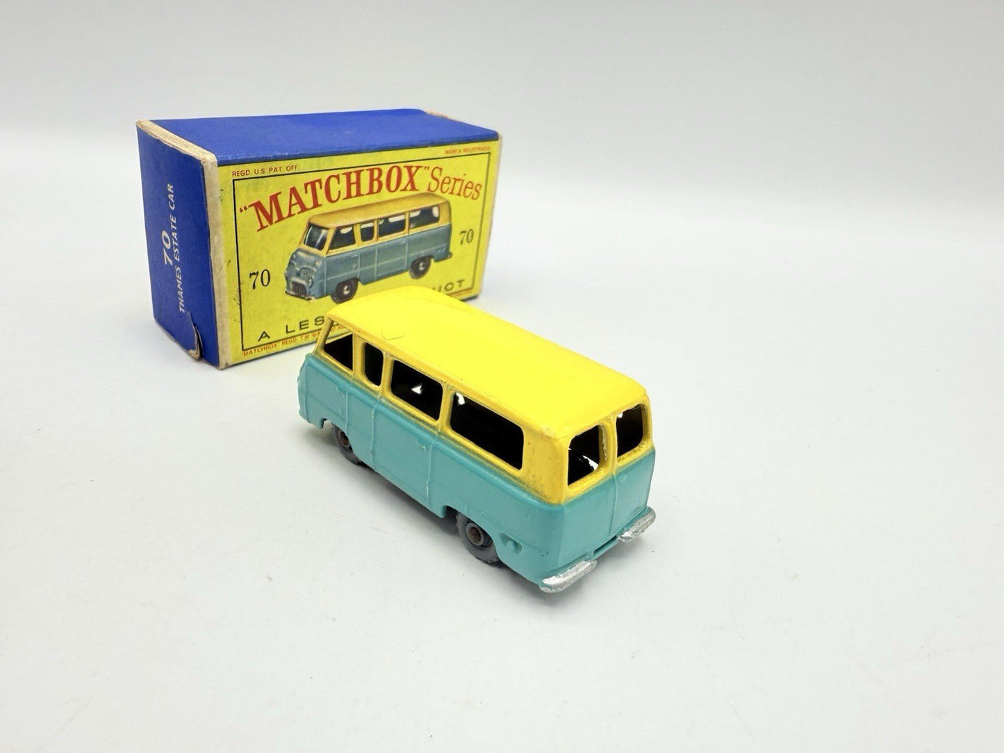 Matchbox Lesney 70a Ford Thames Estate GPW No Windows - Magic Matchbox
