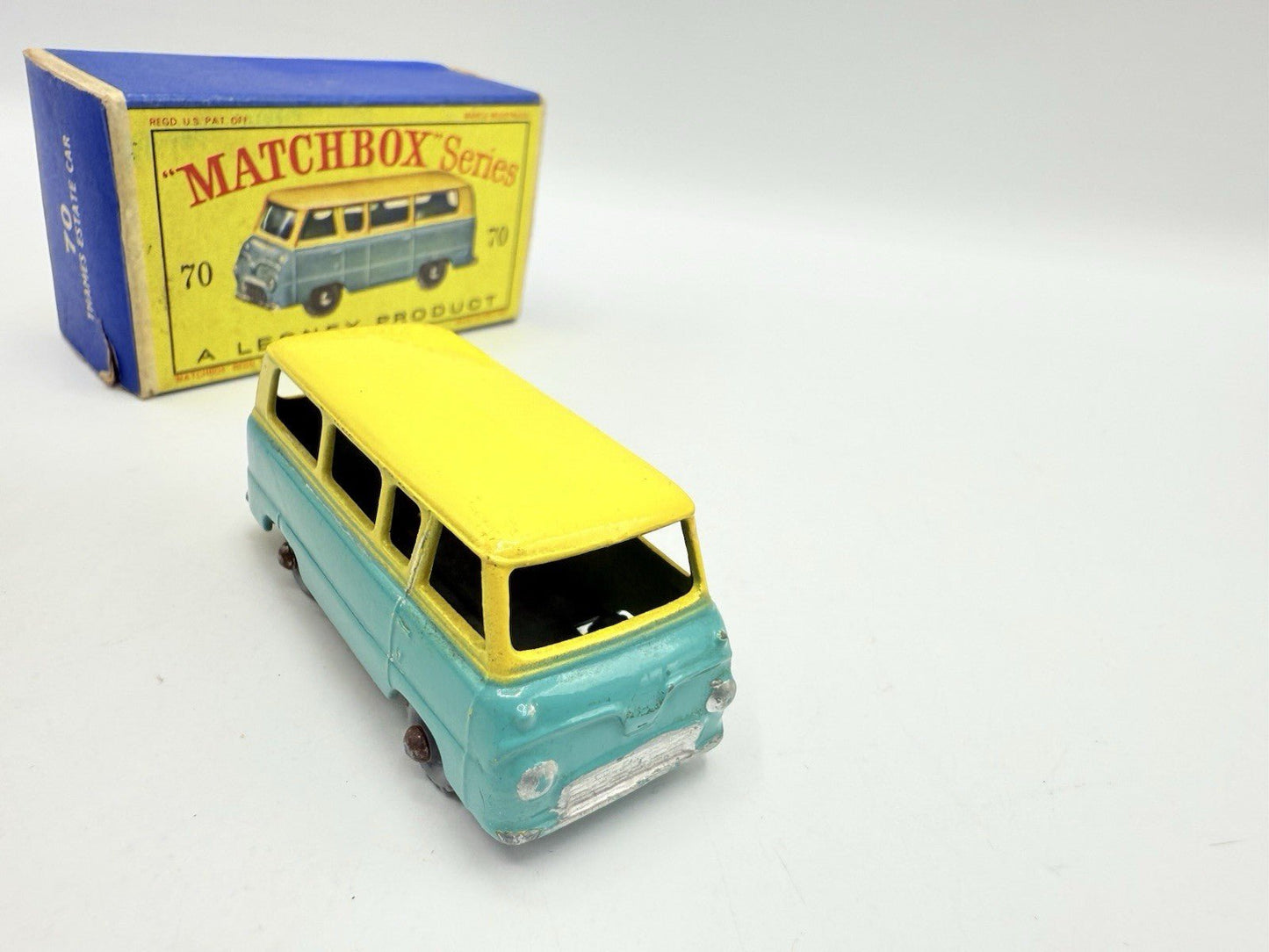 Matchbox Lesney 70a Ford Thames Estate GPW No Windows - Magic Matchbox