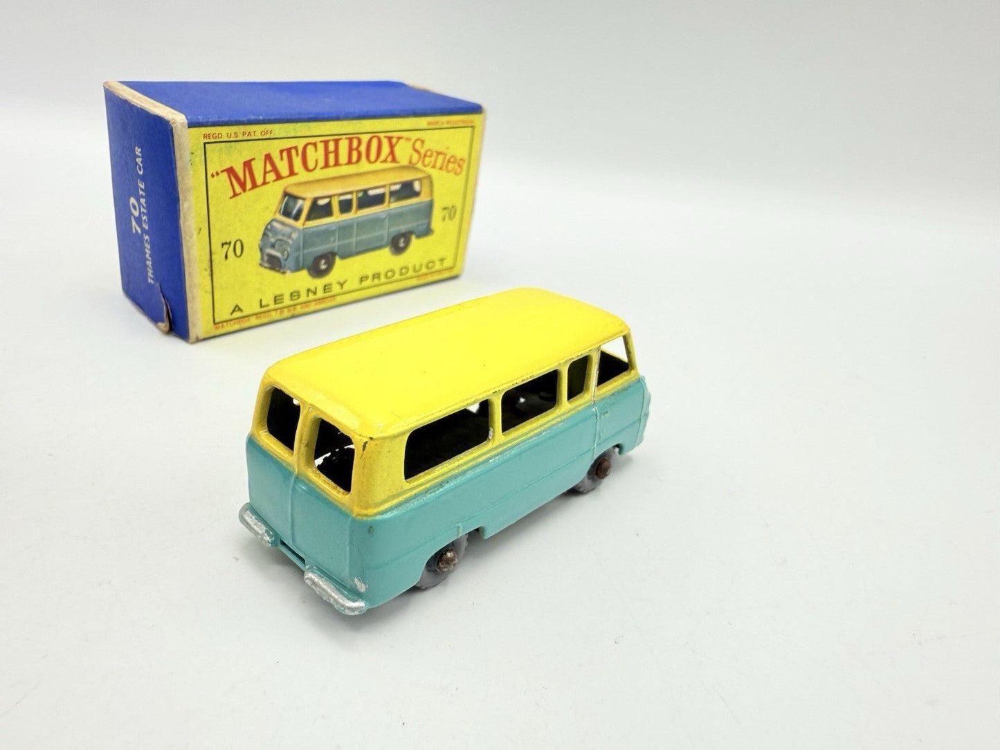 Matchbox Lesney 70a Ford Thames Estate GPW No Windows - Magic Matchbox