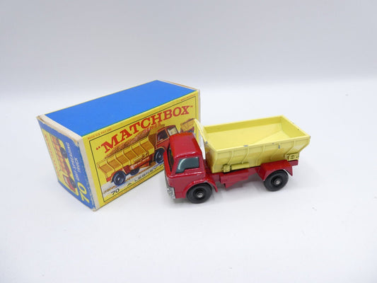 Matchbox Lesney 70b Grit Spreading Truck & Original Box - Magic Matchbox