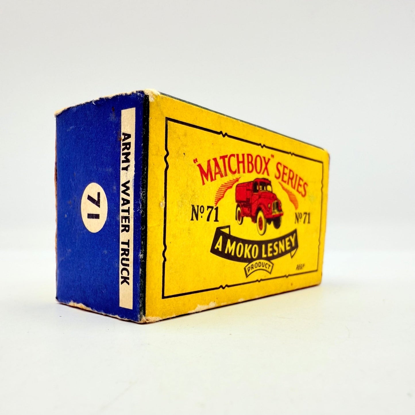 Matchbox Lesney 71a Austin 200 Gallon Water Tanker Box only - Magic Matchbox
