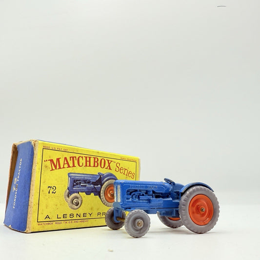 Matchbox Lesney 72a Fordson Tractor Grey Tyres - Magic Matchbox