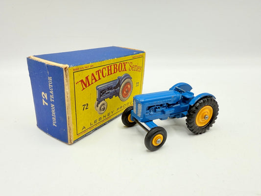 Matchbox Lesney 72a Fordson Tractor RARE YELLOW HUBS - Magic Matchbox