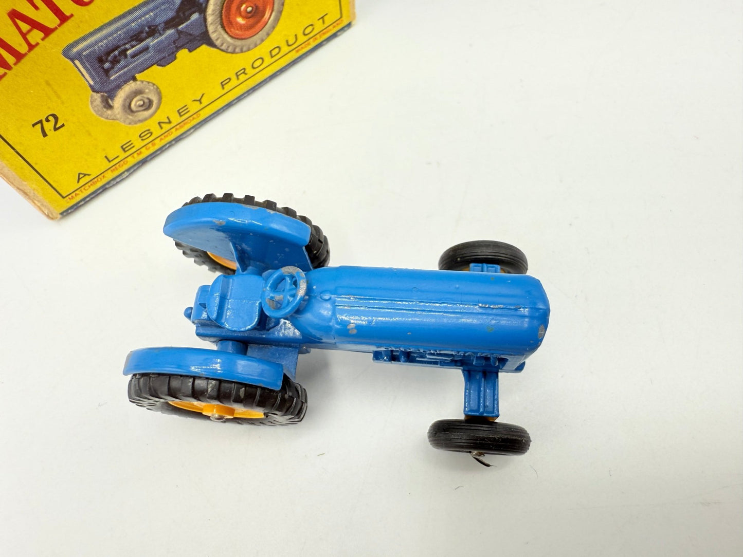 Matchbox Lesney 72a Fordson Tractor RARE YELLOW HUBS - Magic Matchbox