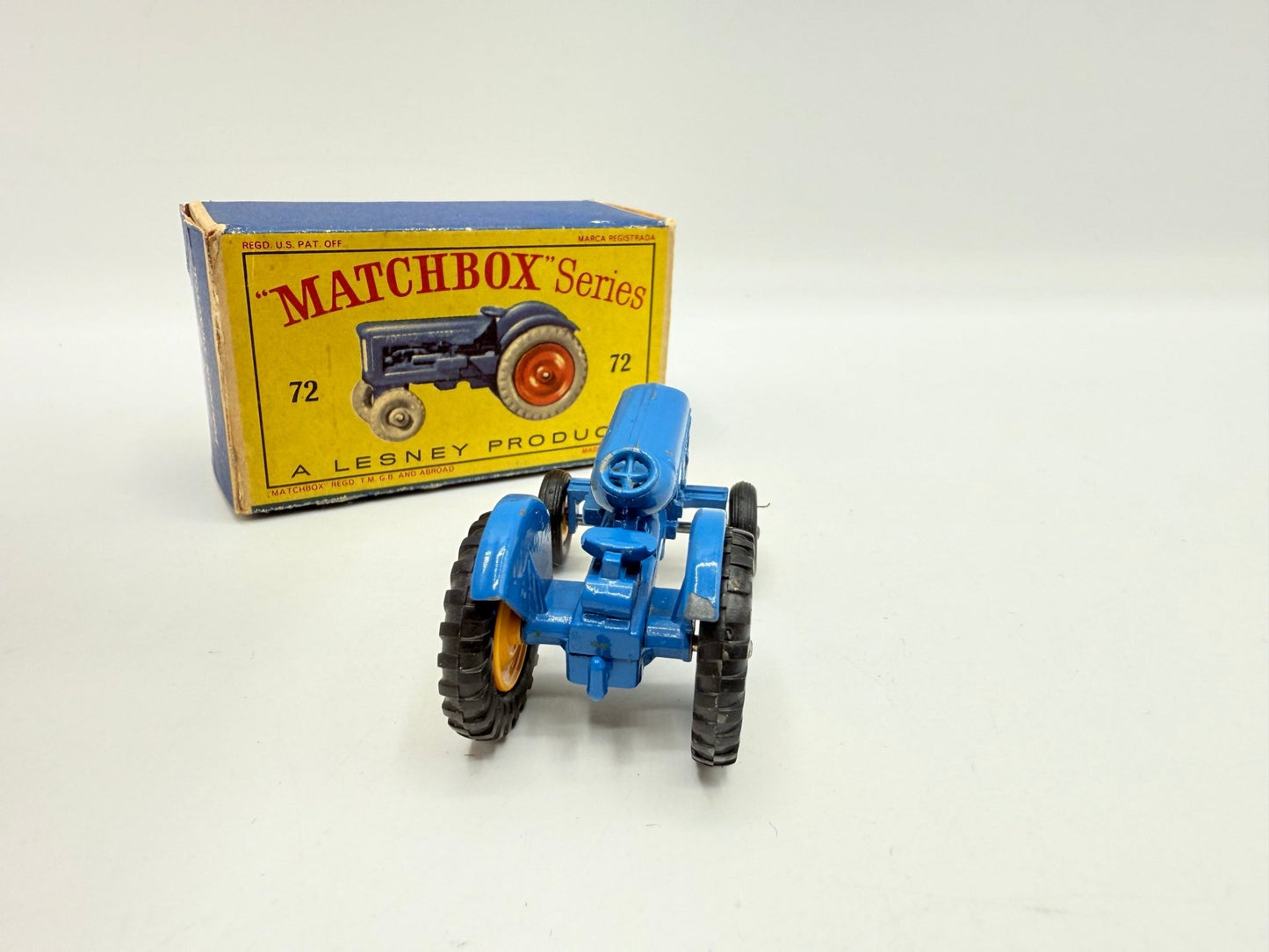 Matchbox Lesney 72a Fordson Tractor RARE YELLOW HUBS - Magic Matchbox