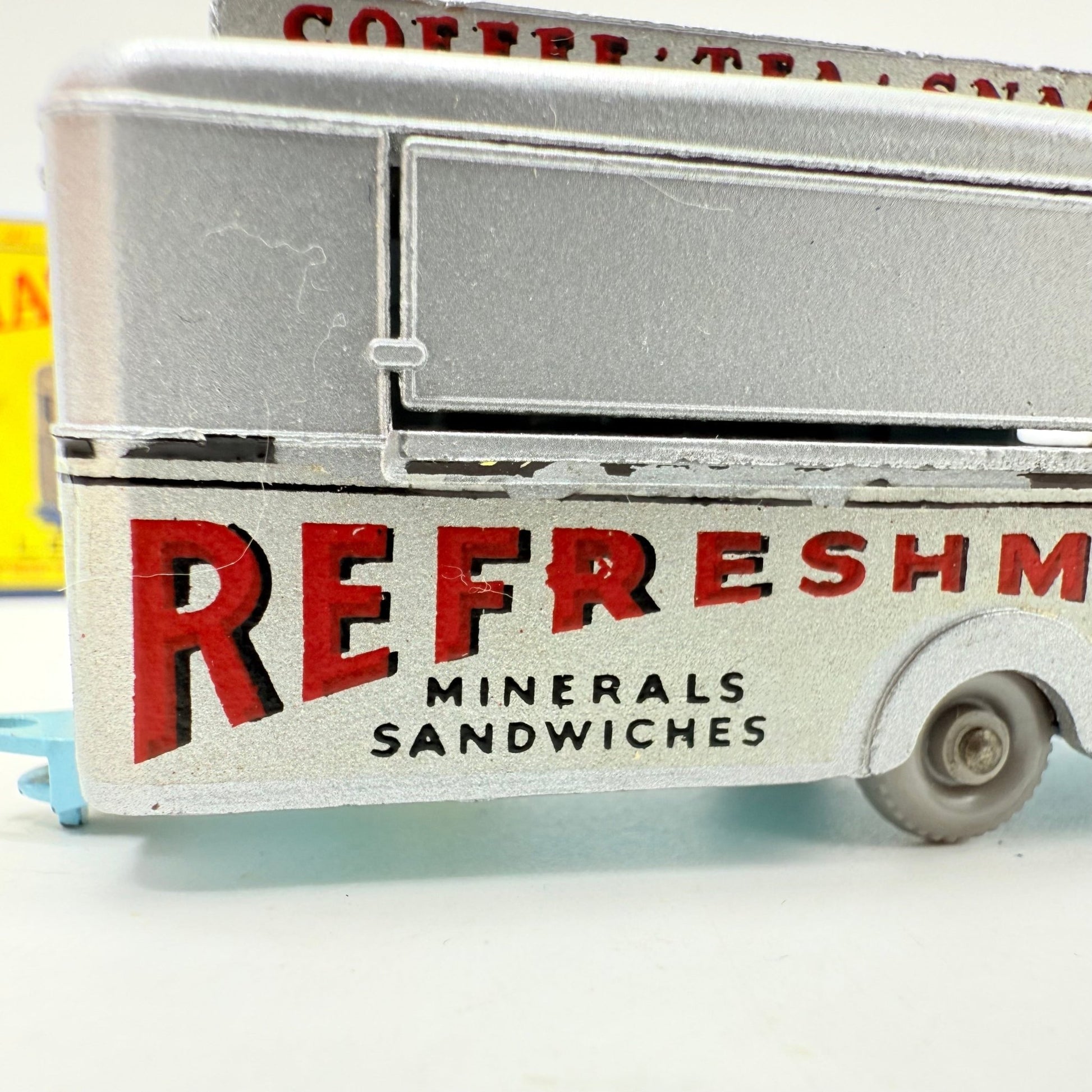 Matchbox Lesney 74a Mobile Canteen Trailer PALE BLUE BASE - Magic Matchbox