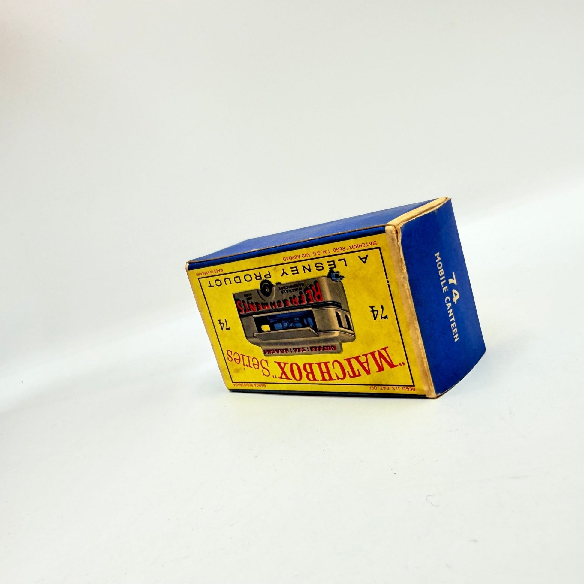 Matchbox Lesney 74a Mobile Canteen Trailer PALE BLUE BASE - Magic Matchbox