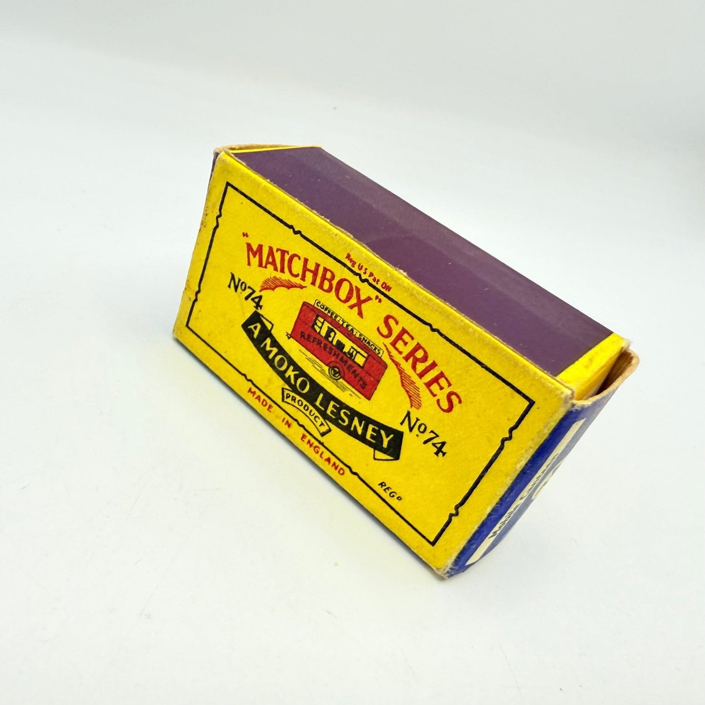 Matchbox Lesney 74a Mobile Refreshments Canteen Off - White GPW - Magic Matchbox