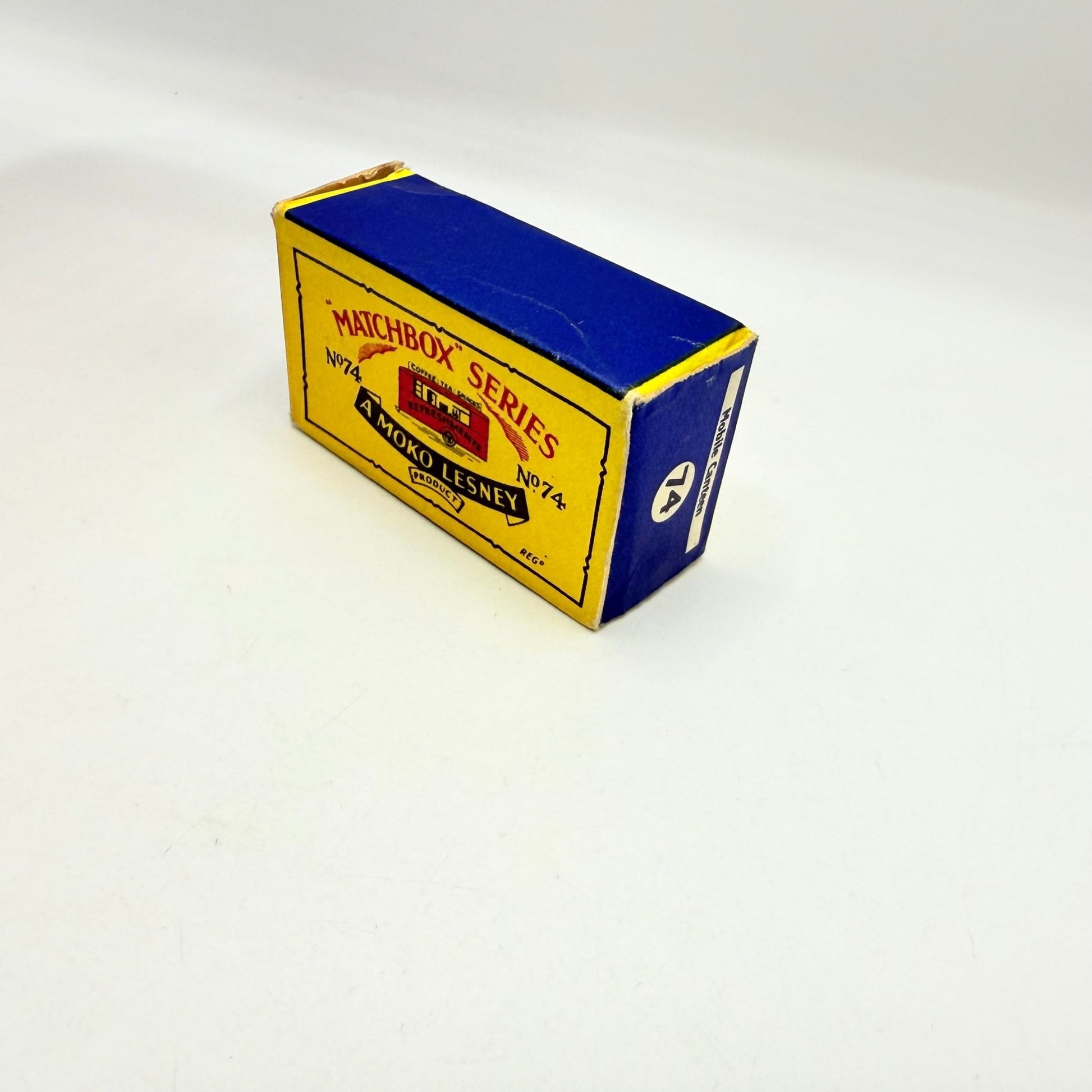 Matchbox Lesney 74a Mobile Refreshments Canteen Off - White GPW - Magic Matchbox