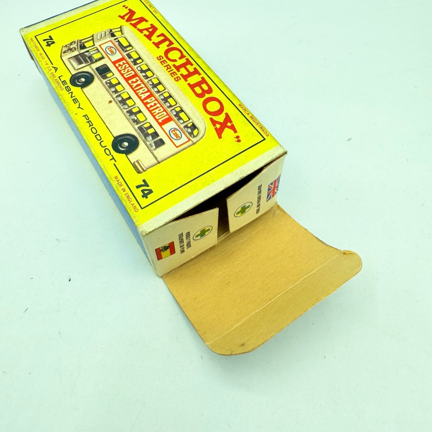 Matchbox Lesney 74b Daimler Bus Empty Box - Magic Matchbox