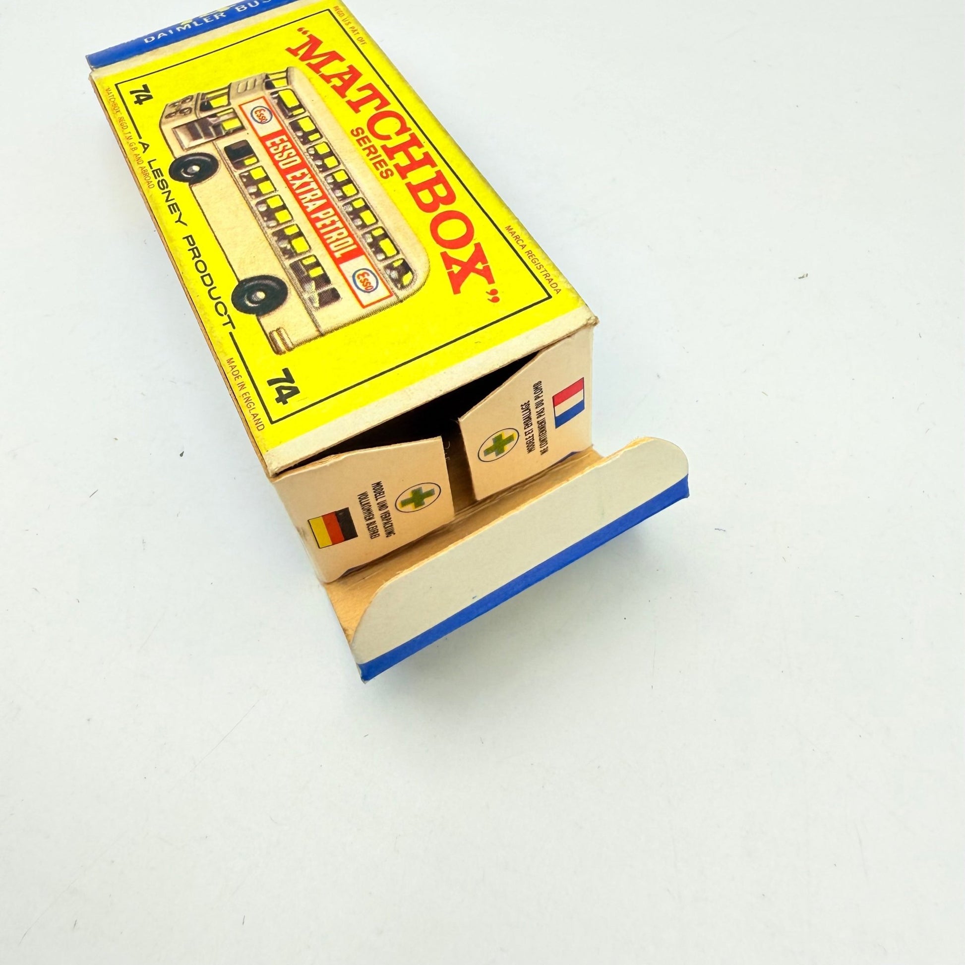 Matchbox Lesney 74b Daimler Bus Empty Box - Magic Matchbox