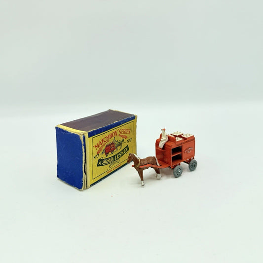 Matchbox Lesney 7a Horse Drawn Milk Float MW - Magic Matchbox