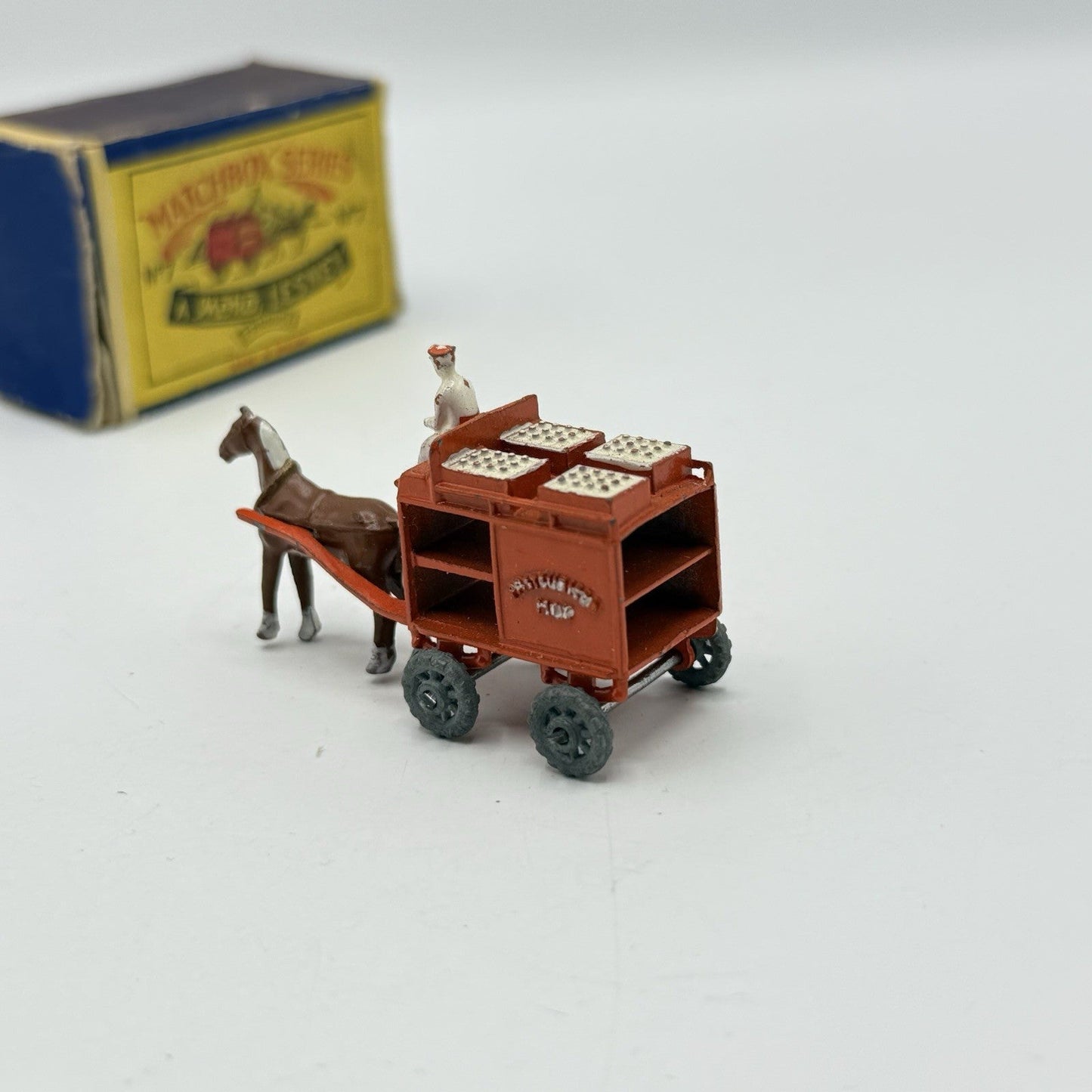 Matchbox Lesney 7a Horse Drawn Milk Float MW - Magic Matchbox