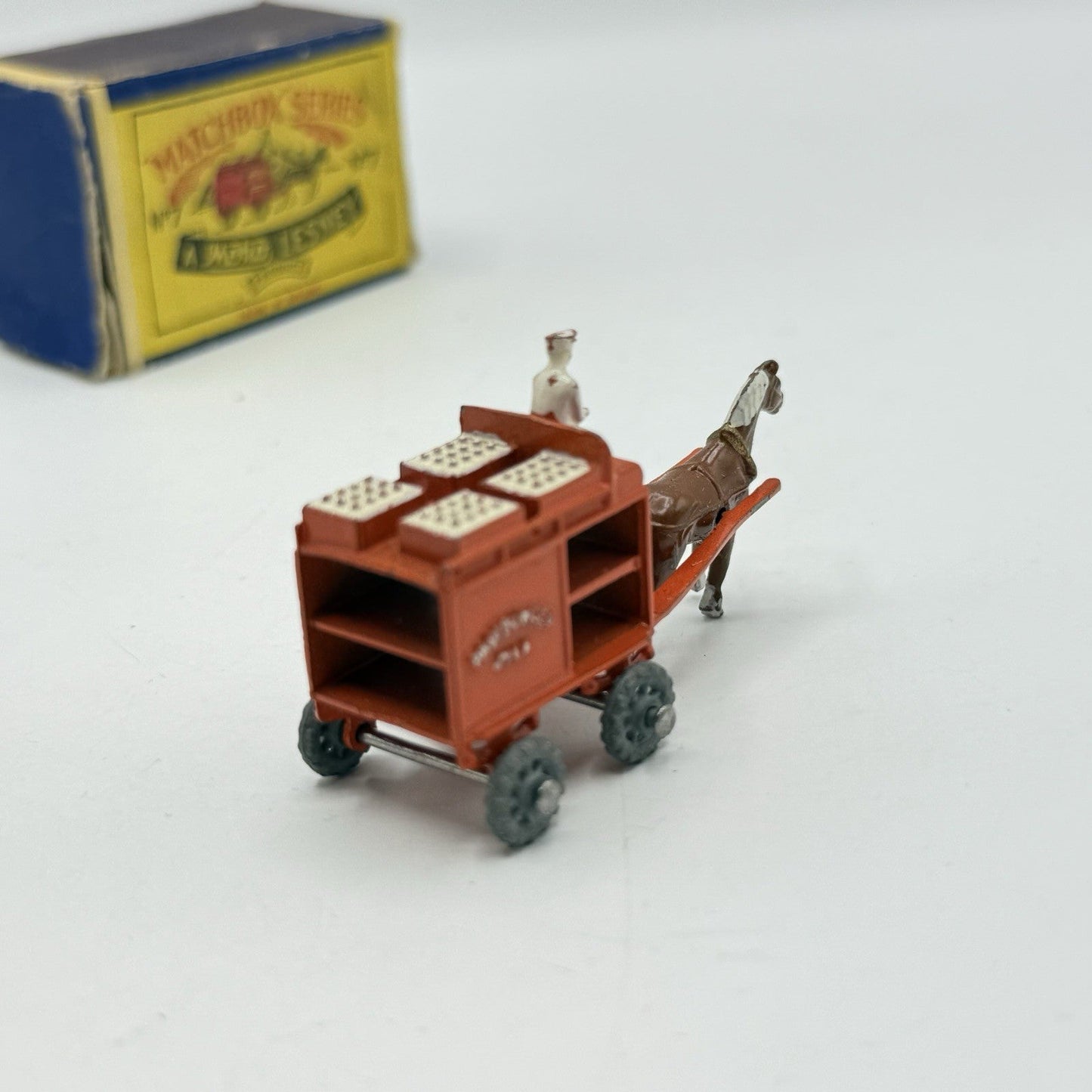 Matchbox Lesney 7a Horse Drawn Milk Float MW - Magic Matchbox