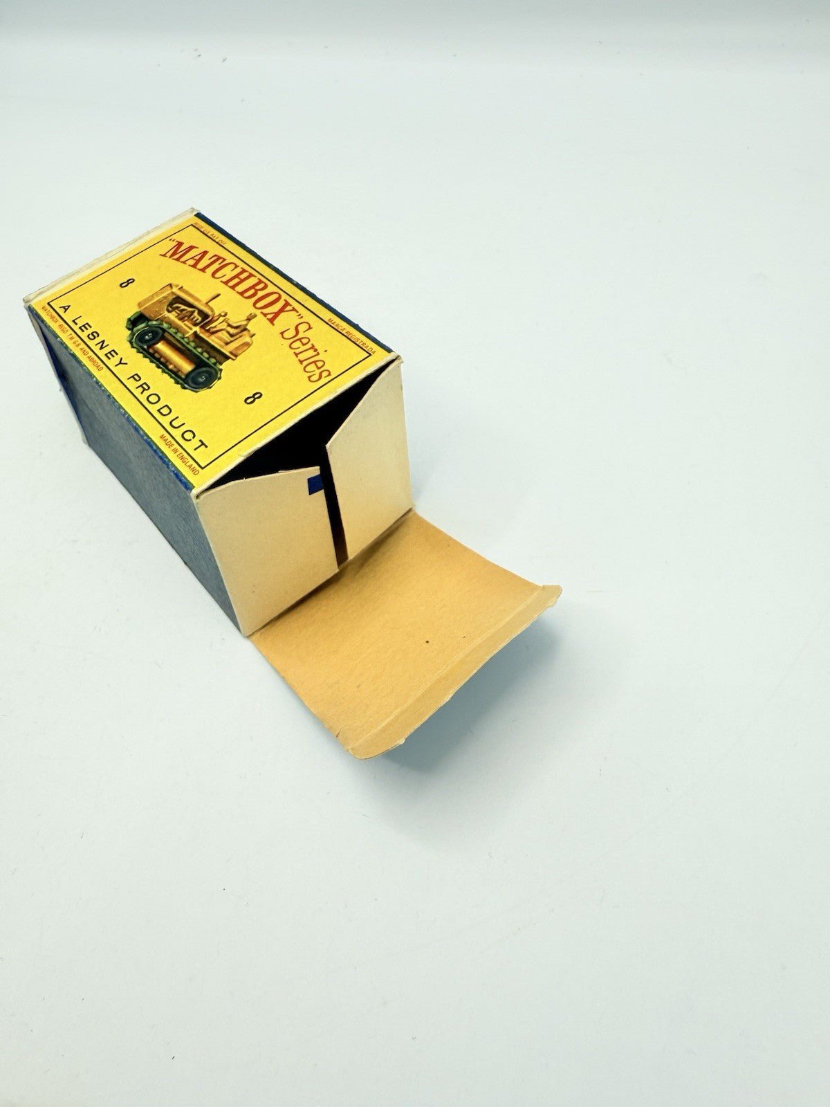 Matchbox Lesney 8c Caterpillar Tractor Black Rollers - Magic Matchbox