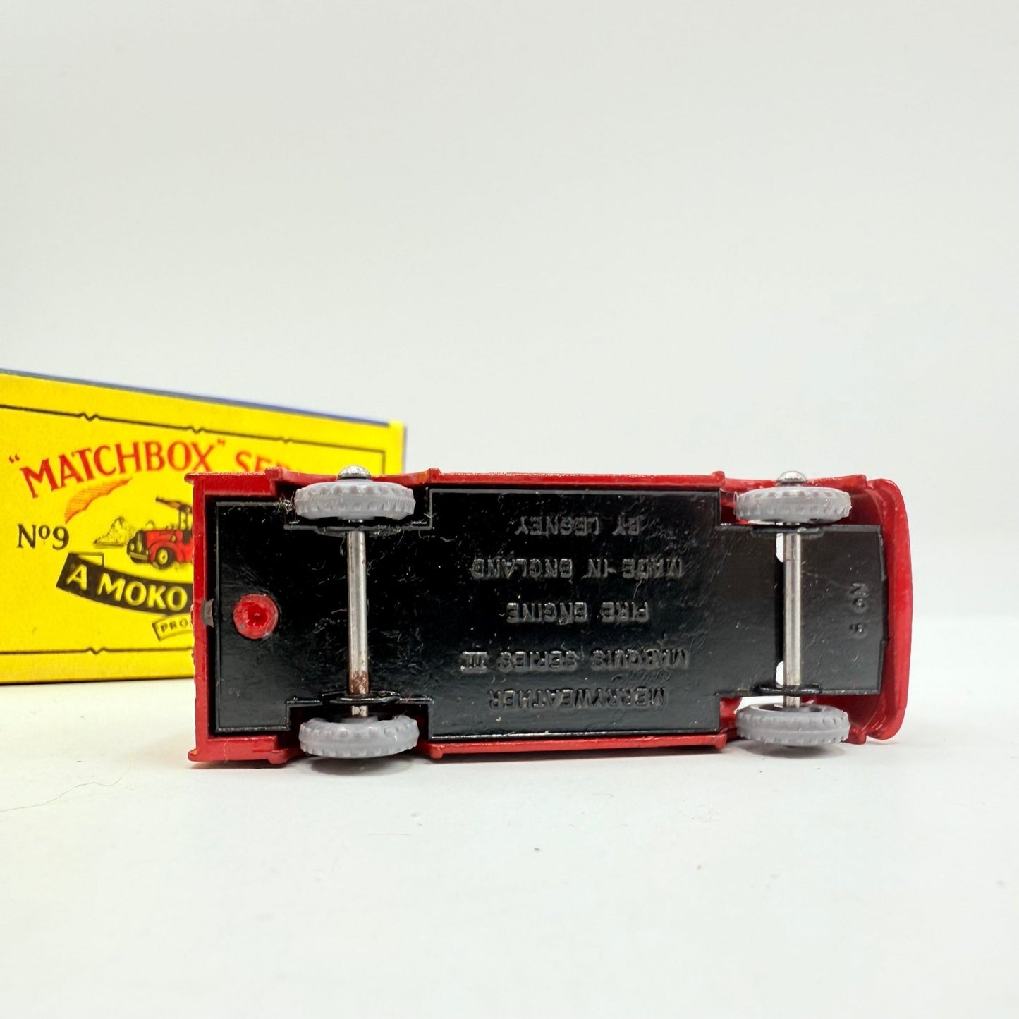Matchbox Lesney 9c Merryweather Marquis Fire engine GPW - Magic Matchbox