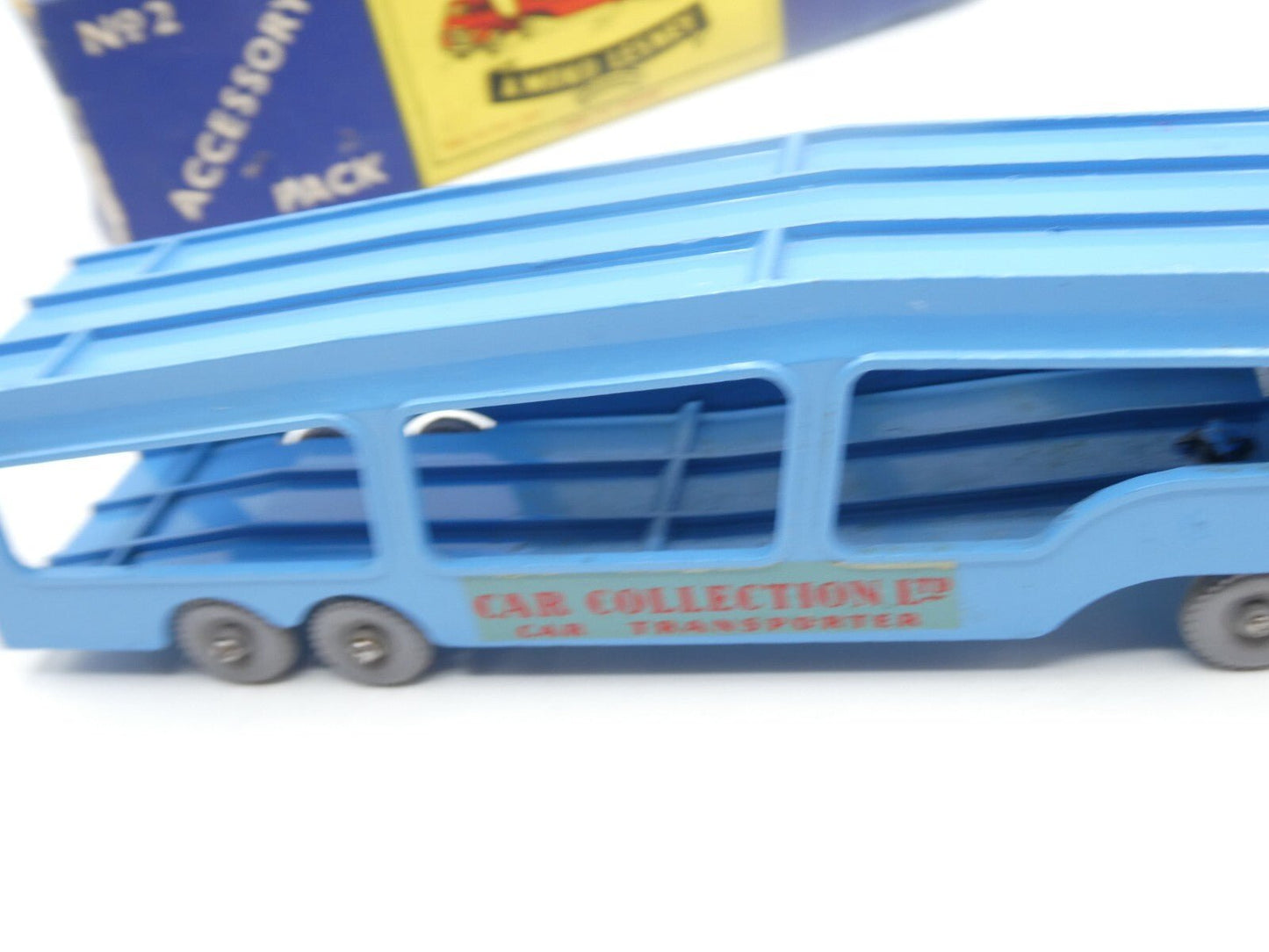 Matchbox Lesney A - 2 Bedford Car Transporter 2 Accessory Pack GPW Red Decals - Magic Matchbox