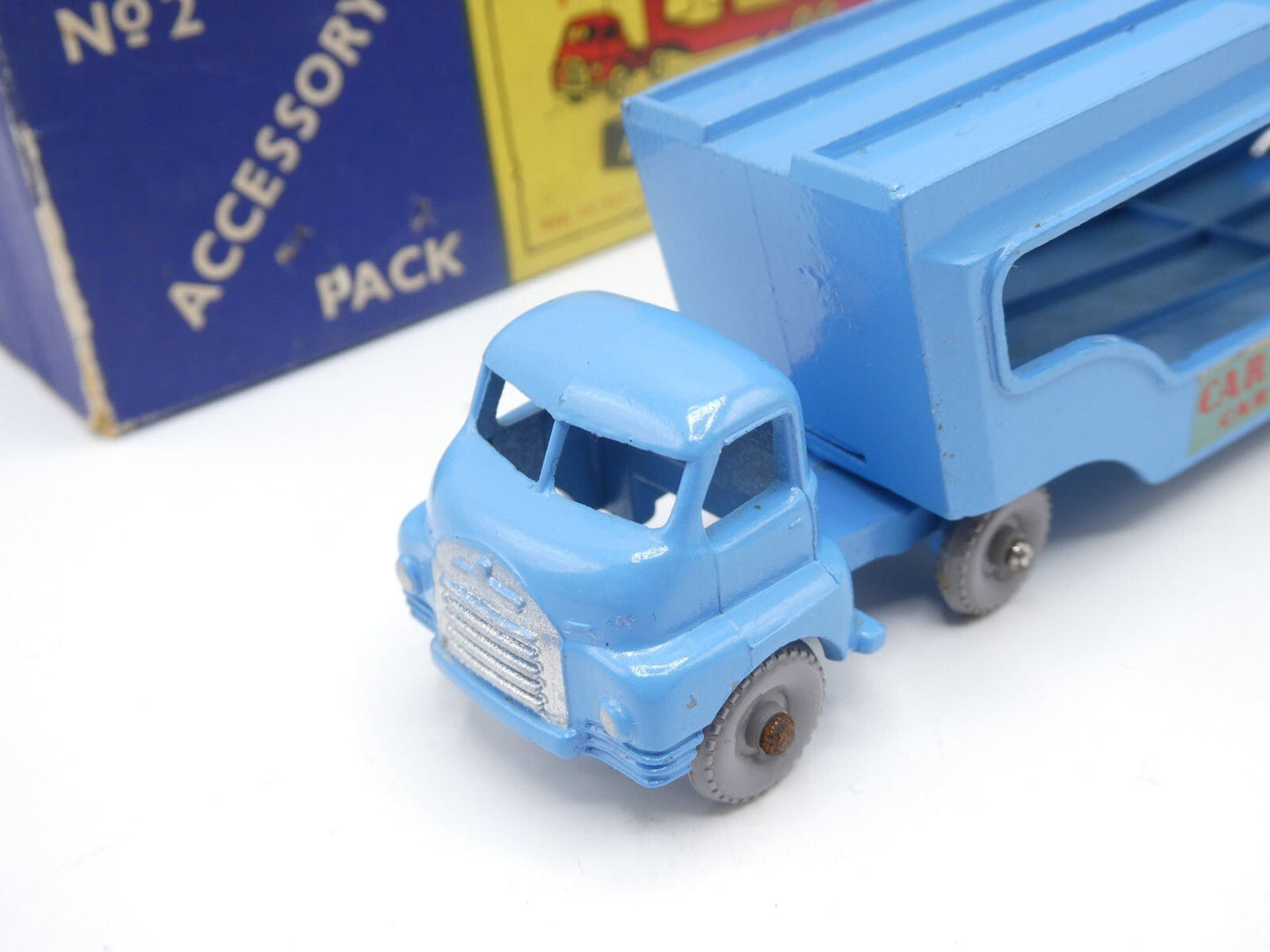 Matchbox Lesney A - 2 Bedford Car Transporter 2 Accessory Pack GPW Red Decals - Magic Matchbox