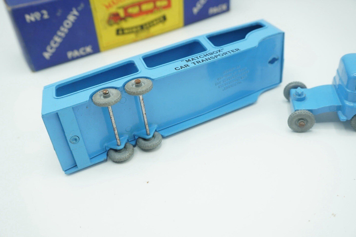 Matchbox Lesney A - 2 Bedford Car Transporter Accessory Pack Near Mint Boxed MW - Magic Matchbox