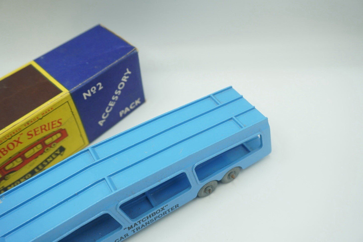 Matchbox Lesney A - 2 Bedford Car Transporter Accessory Pack Near Mint Boxed MW - Magic Matchbox