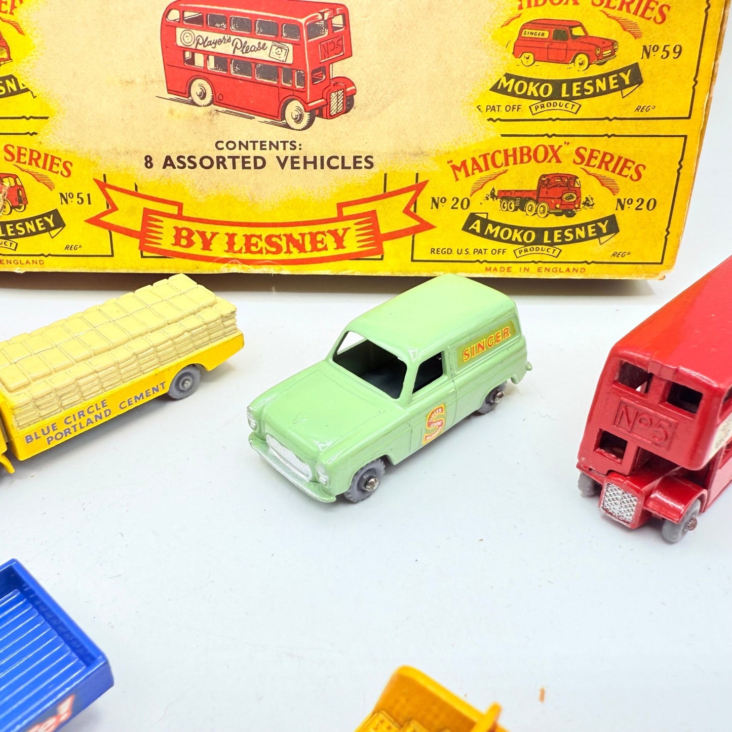 Matchbox Lesney G - 1 Commercial Motor Gift Set Very Rare - Magic Matchbox