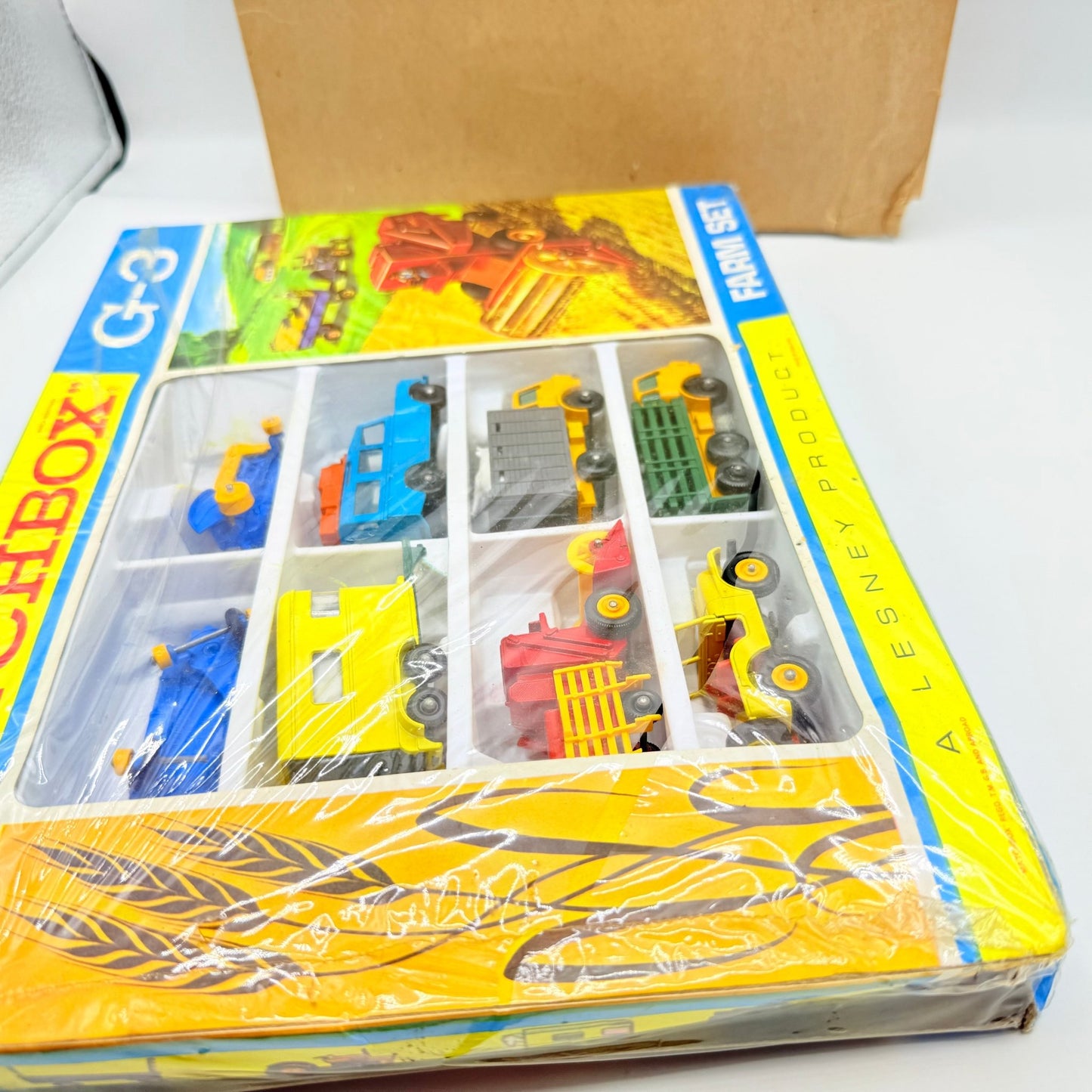 Matchbox Lesney G - 3 Farm Gift Set Still Sealed with cover. - Magic Matchbox