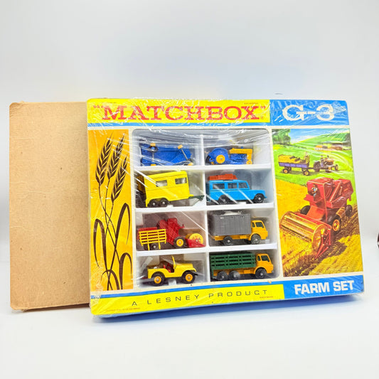 Matchbox Lesney G - 3 Farm Gift Set Still Sealed with cover. - Magic Matchbox