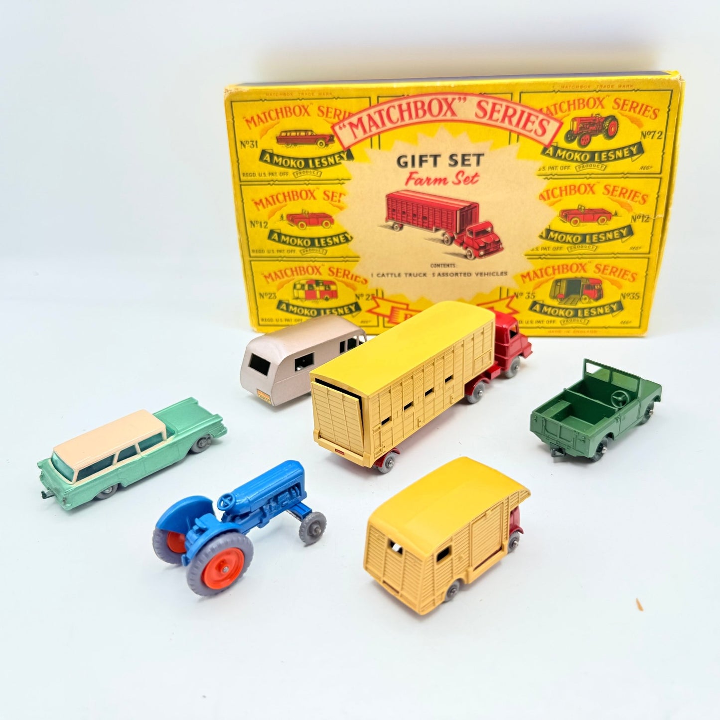 Matchbox Lesney G - 4 Farm Gift Set VERY RARE - Magic Matchbox