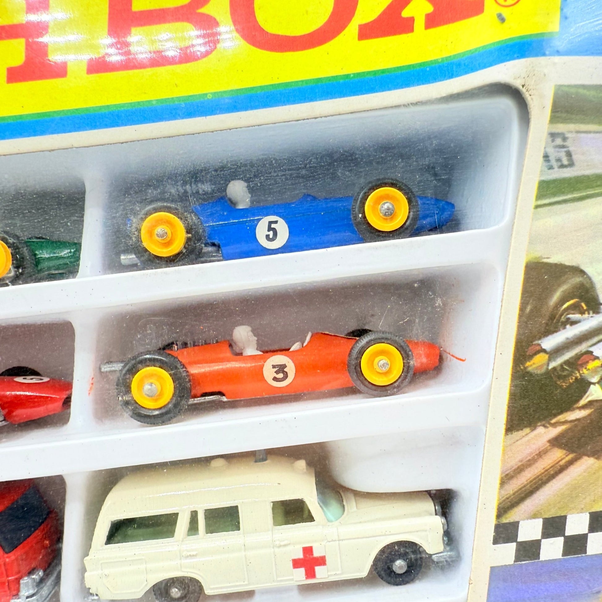 Matchbox Lesney G - 4 Race N Rally Gift Set - Rare - Magic Matchbox