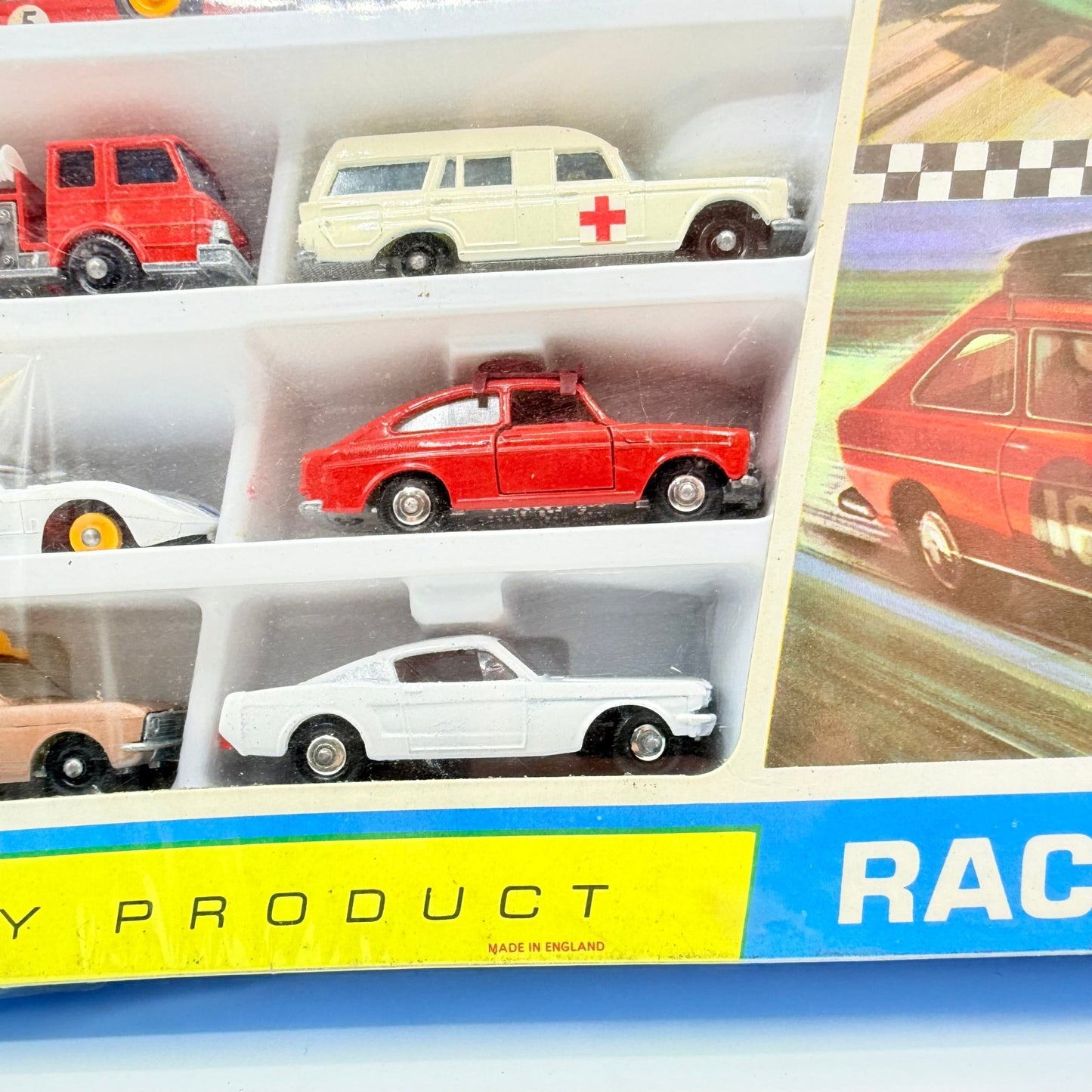 Matchbox Lesney G - 4 Race N Rally Gift Set - Rare - Magic Matchbox