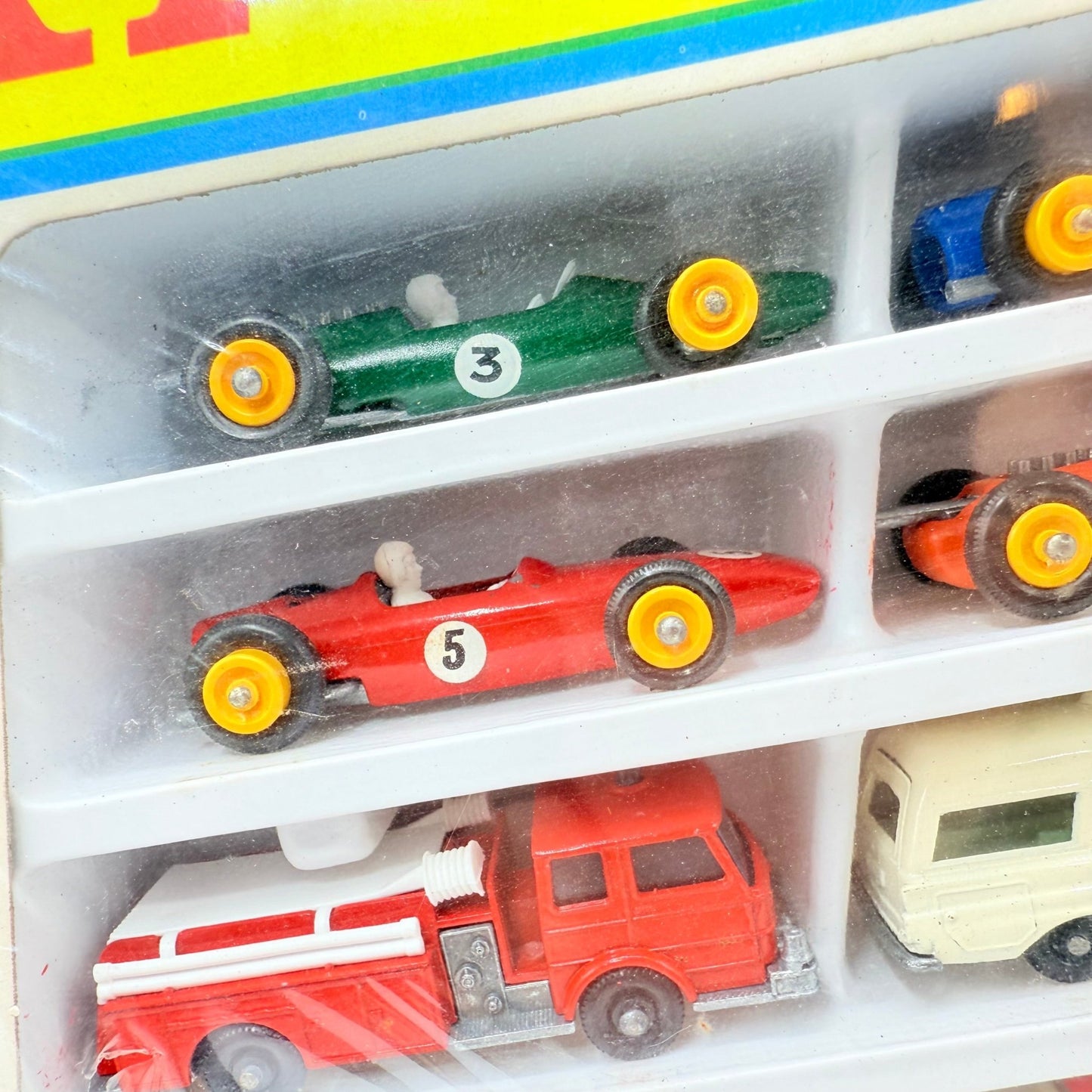 Matchbox Lesney G - 4 Race N Rally Gift Set - Rare - Magic Matchbox