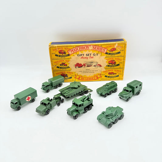 Matchbox Lesney G - 5 Army Gift Set VERY RARE - Magic Matchbox