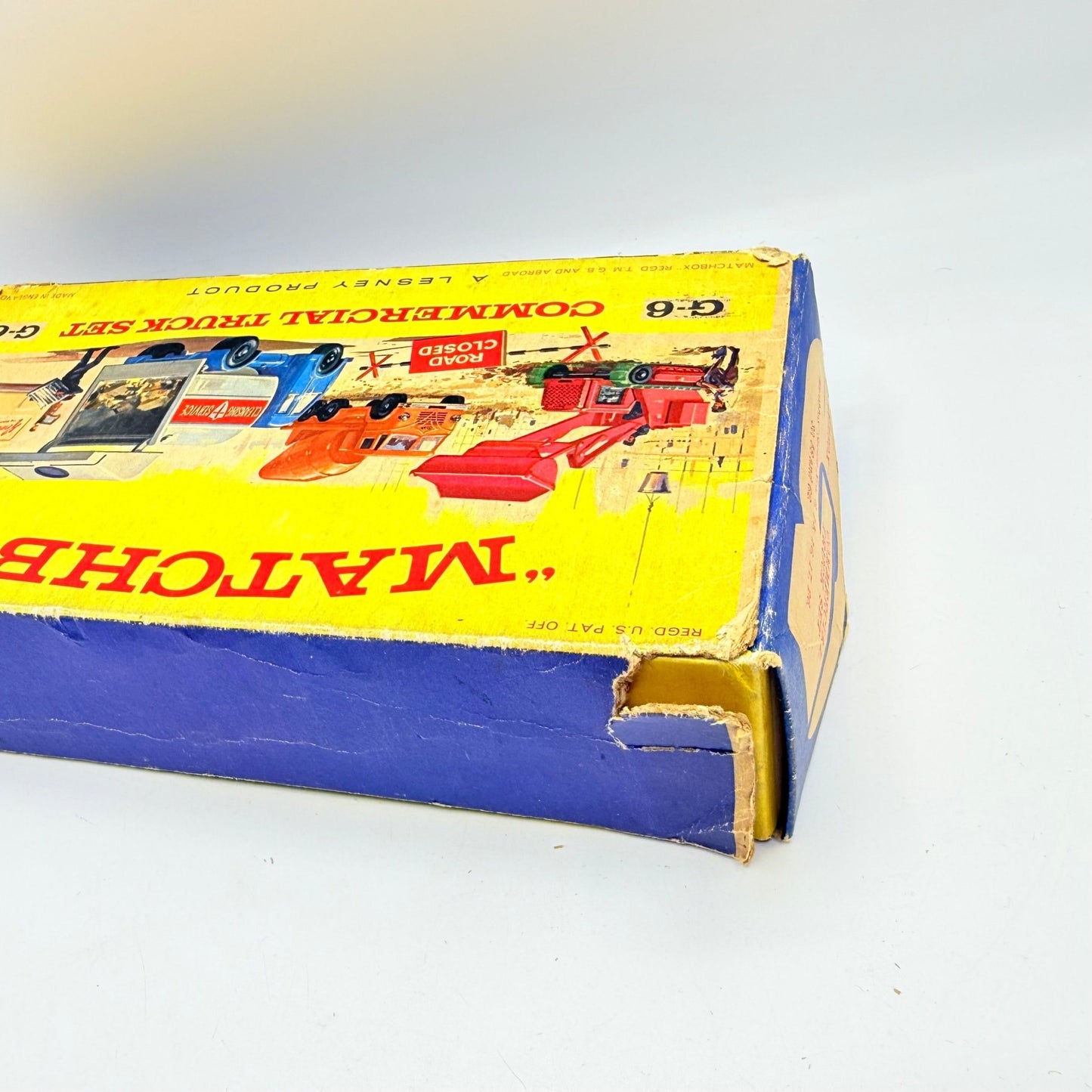 Matchbox Lesney G - 6 Commercial Truck Gift Set Rare - Magic Matchbox