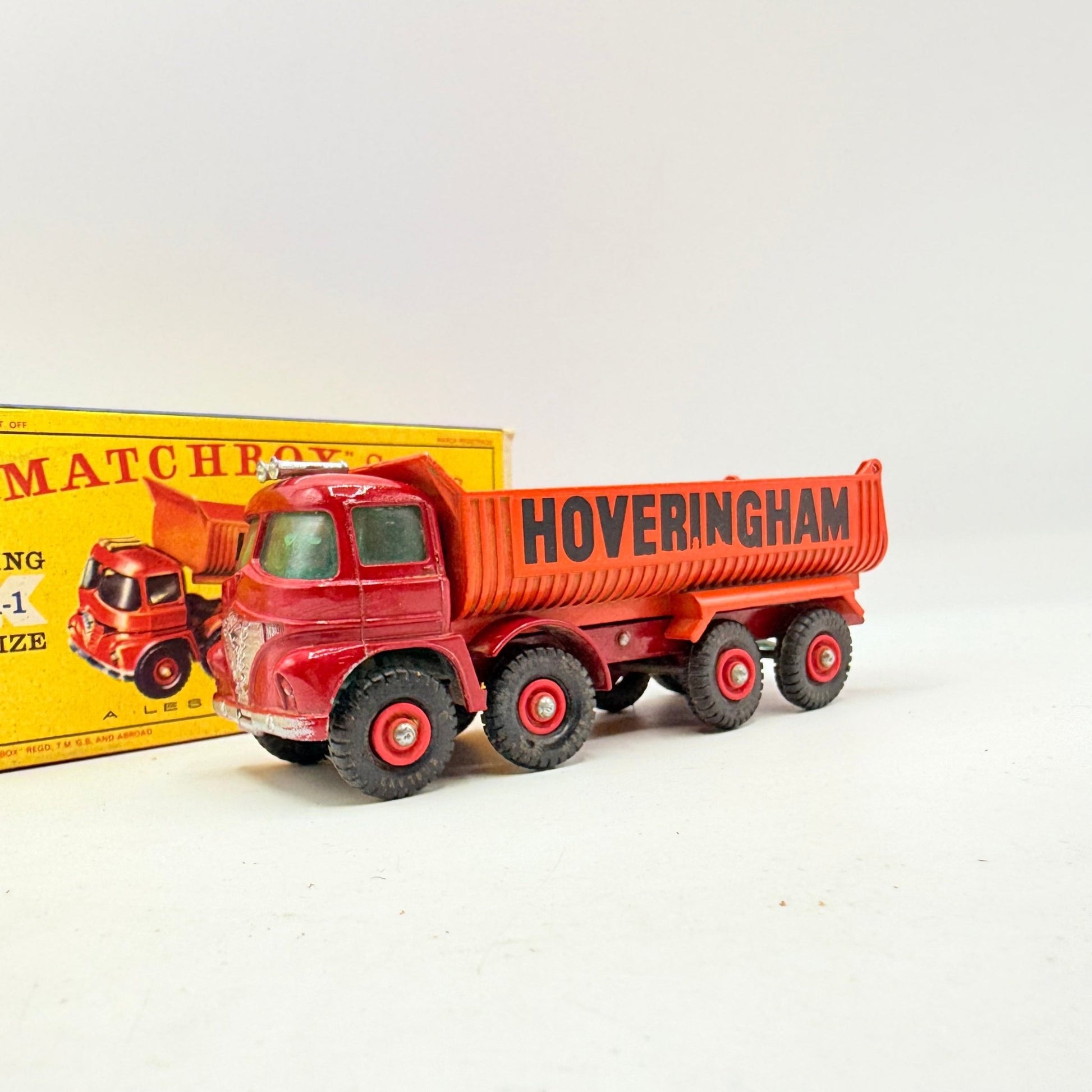 Matchbox Lesney K - 1 King Size Hoveringham 8 - Wheel Tipper Truck - Magic Matchbox