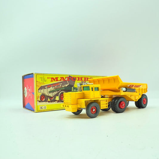 Matchbox Lesney K - 2 King Size KW Dart Dump Truck - Magic Matchbox