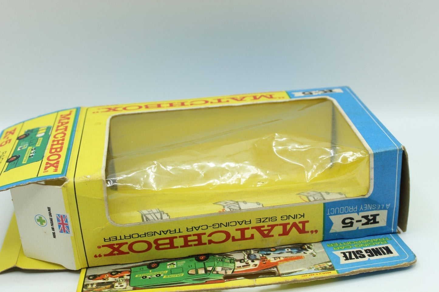 Matchbox Lesney K - 5 Racing Car Transporter In Original Box - Magic Matchbox