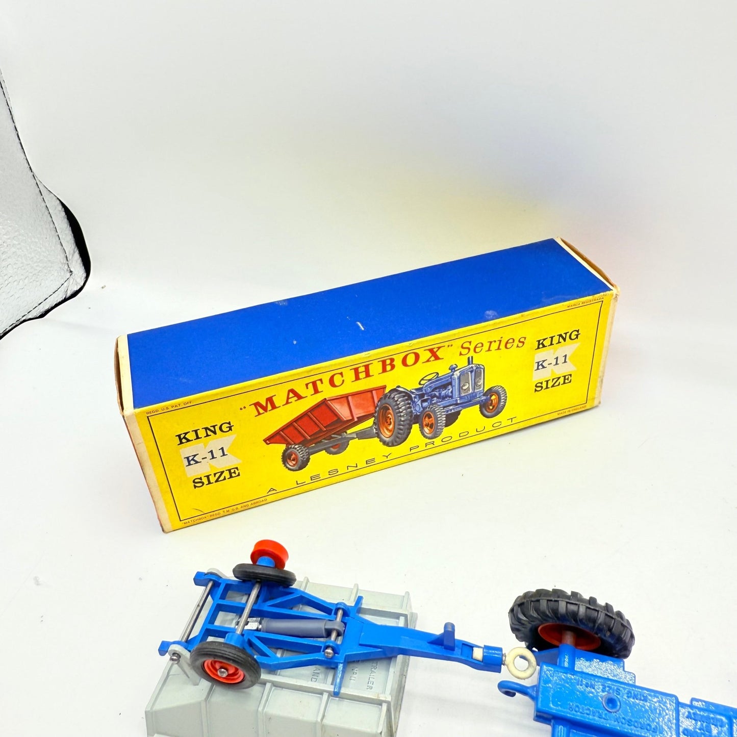 Matchbox Lesney King - Size K - 11 Fordson Tractor and Farm Trailer - Magic Matchbox