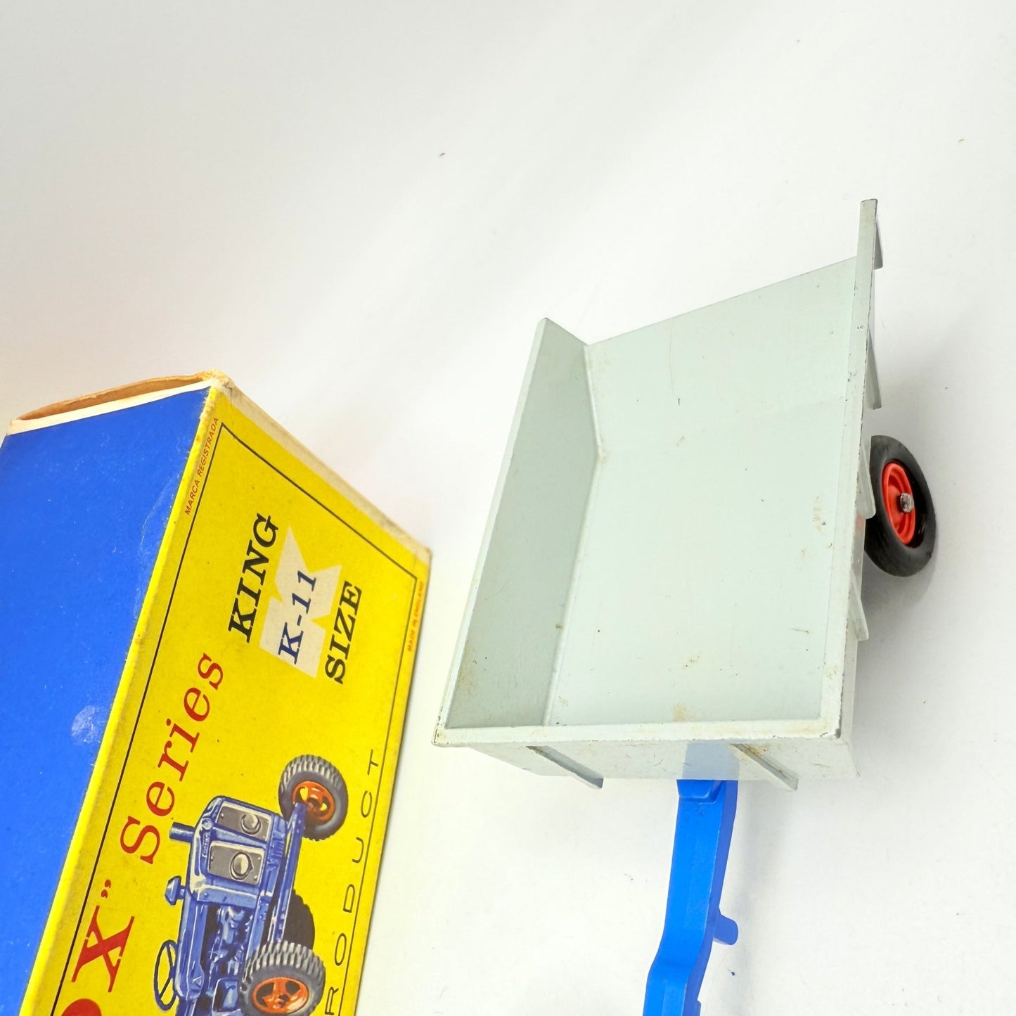 Matchbox Lesney King - Size K - 11 Fordson Tractor and Farm Trailer - Magic Matchbox