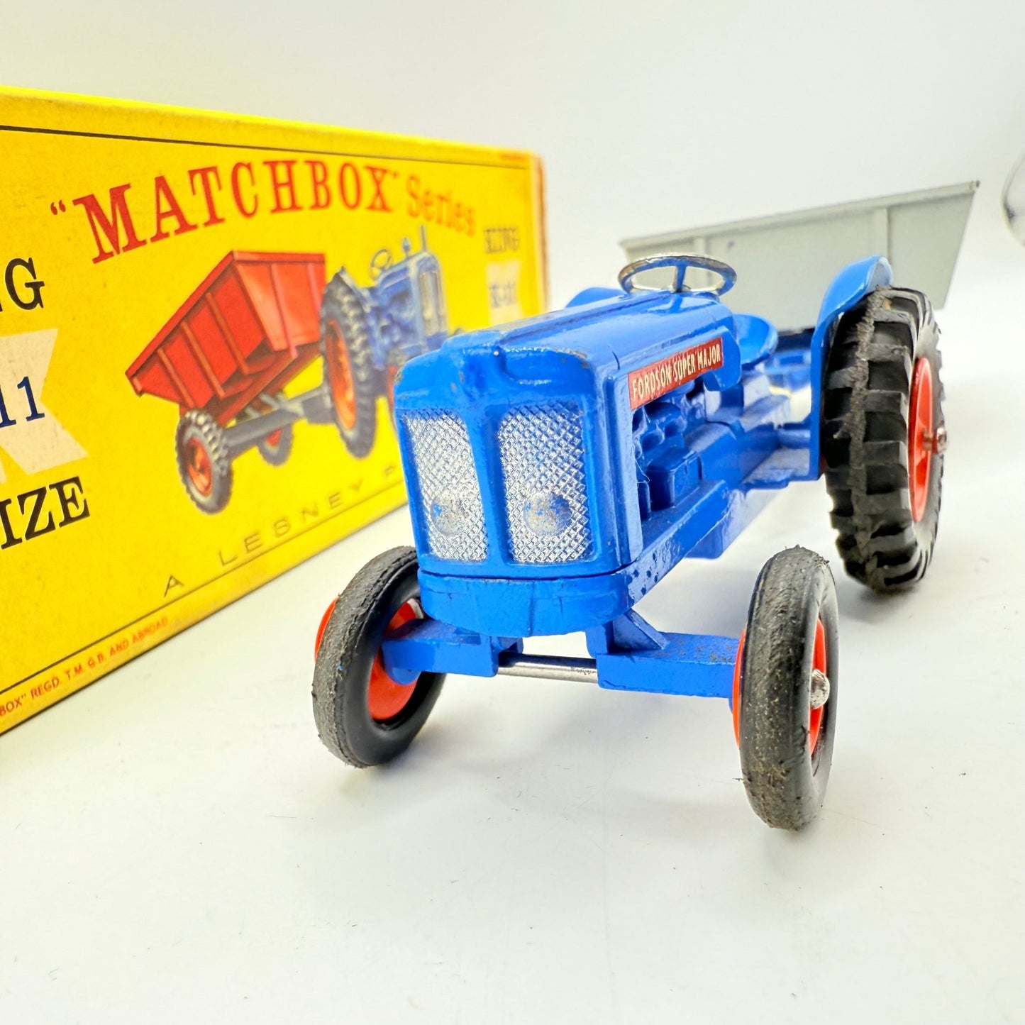Matchbox Lesney King - Size K - 11 Fordson Tractor and Farm Trailer - Magic Matchbox