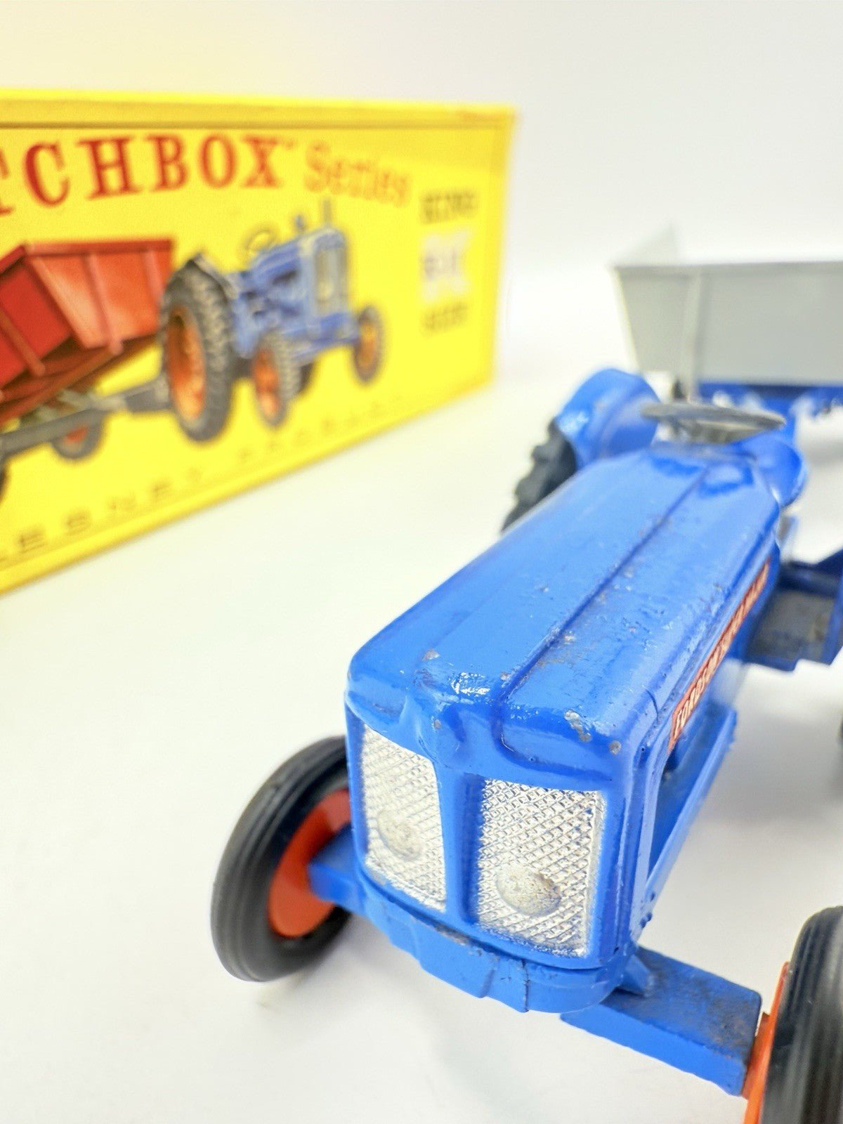 Matchbox Lesney King - Size K - 11 Fordson Tractor and Farm Trailer Boxed - Magic Matchbox