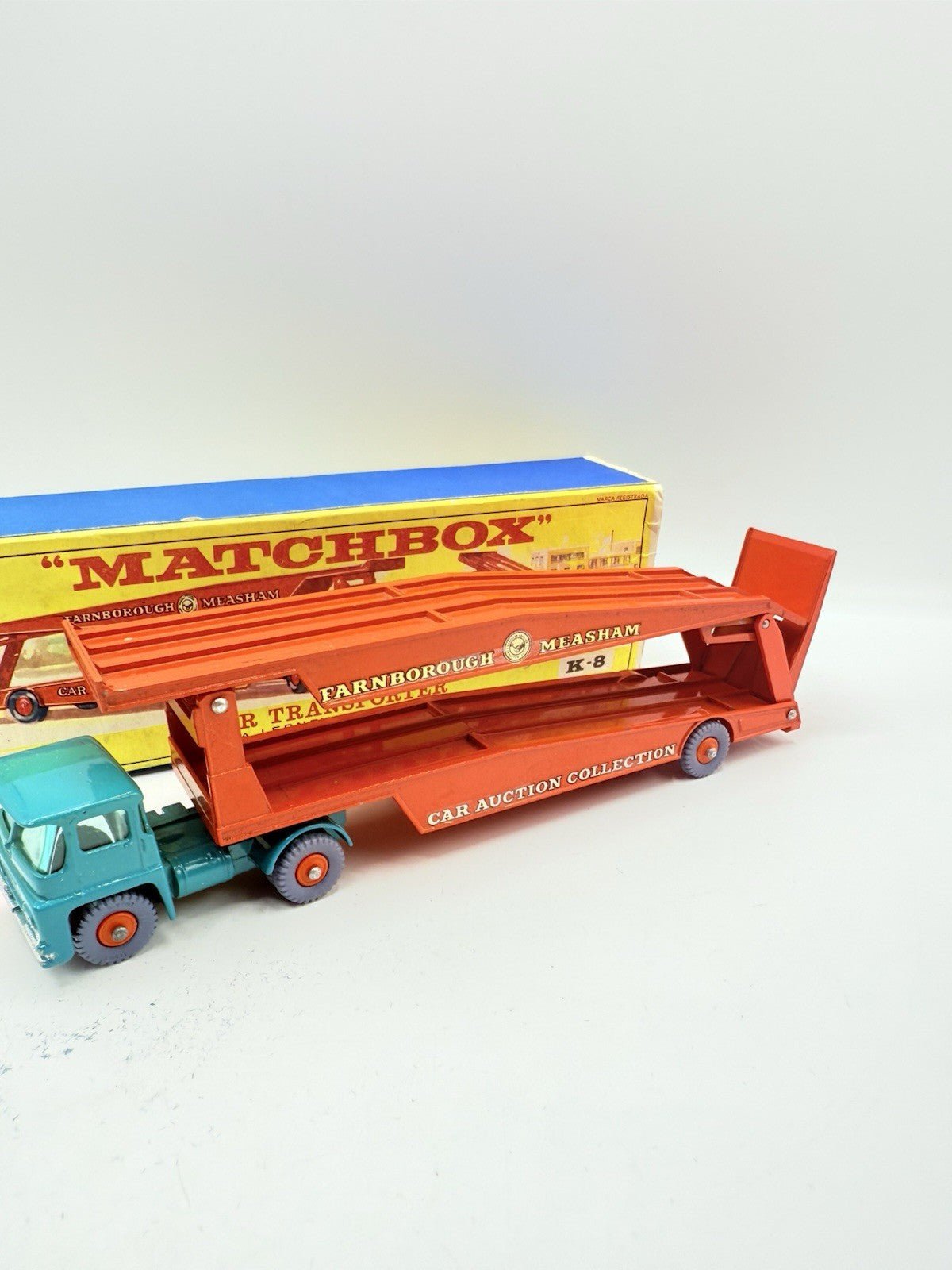 Matchbox Lesney King Size K - 8 Guy Warrior Car Transporter - Magic Matchbox